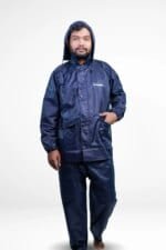 Water proof High quality Rain Coat With Pant. (Happylon) Blue - Image 2
