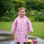 Beautiful Baby Rain Coat - Only Raincoat (Pink)