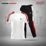 Stylish Sports Track Suit full Set T shirt & Trouser